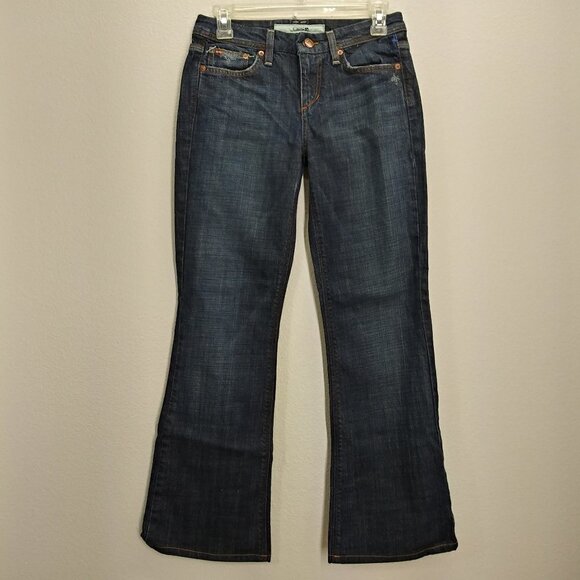 JOE'S Women Bootcut Low Rise jeans Size w25 Cowgirl Denim Cotton 5 Pockets - Picture 1 of 7
